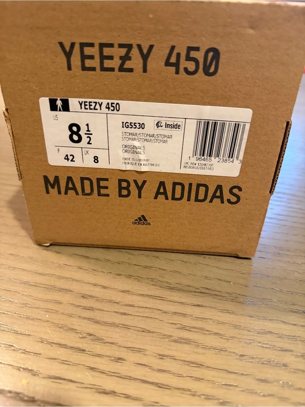 adidas Yeezy Mens Sneakers - Gray